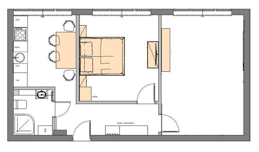 Appartement Apartament Dwupokojowy Gdynia Srodmiescie Extérieur photo